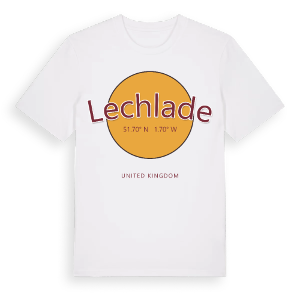 Lechlade cirkel t-shirt – ekologisk bomull t-shirt från Pinshirt