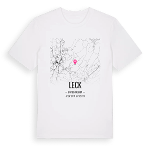 Leck karta t-shirt – ekologisk bomull t-shirt från Pinshirt