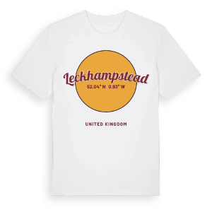 Leckhampstead cirkel t-shirt – ekologisk bomull t-shirt från Pinshirt