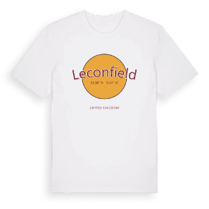 Leconfield cirkel t-shirt – ekologisk bomull t-shirt från Pinshirt