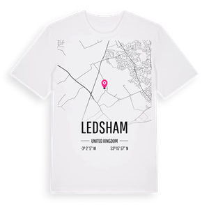 Ledsham karta t-shirt – ekologisk bomull t-shirt från Pinshirt