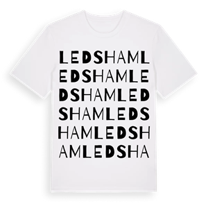 Ledsham ordlek t-shirt – ekologisk bomull t-shirt från Pinshirt