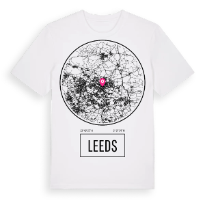 Leeds t-shirt – ekologisk bomull t-shirt från Pinshirt