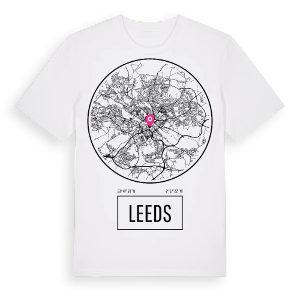 Leeds t-shirt – ekologisk bomull t-shirt från Pinshirt