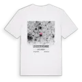 Leicestershire karta t-shirt