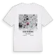Leicestershire karta t-shirt