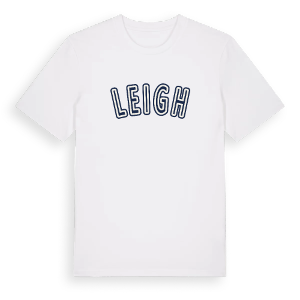Leigh college t-shirt – ekologisk bomull t-shirt från Pinshirt