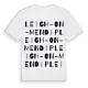 Leigh-on-Mendip ordlek t-shirt
