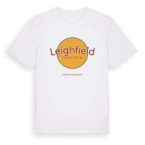 Leighfield cirkel t-shirt – ekologisk bomull t-shirt från Pinshirt