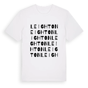 Leighton ordlek t-shirt – ekologisk bomull t-shirt från Pinshirt