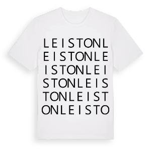 Leiston ordlek t-shirt – ekologisk bomull t-shirt från Pinshirt