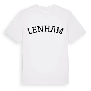 Lenham böjd t-shirt – ekologisk bomull t-shirt från Pinshirt
