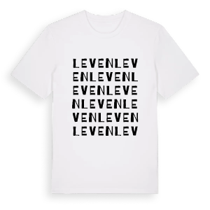 Leven ordlek t-shirt – ekologisk bomull t-shirt från Pinshirt