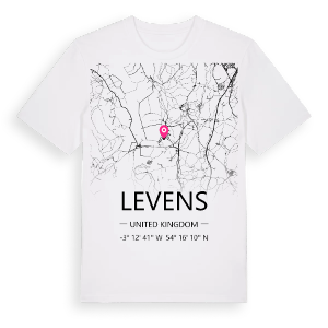 Levens karta t-shirt – ekologisk bomull t-shirt från Pinshirt