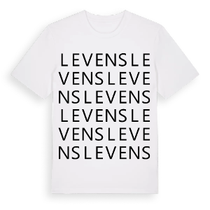 Levens ordlek t-shirt – ekologisk bomull t-shirt från Pinshirt