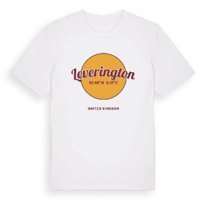 Leverington cirkel t-shirt – ekologisk bomull t-shirt från Pinshirt