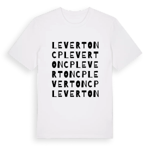 Leverton CP ordlek t-shirt – ekologisk bomull t-shirt från Pinshirt