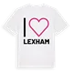 Jag älskar Lexham t-shirt stort tryck