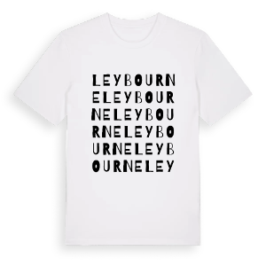 Leybourne ordlek t-shirt – ekologisk bomull t-shirt från Pinshirt