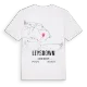 Leysdown karta t-shirt