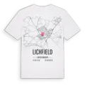 Lichfield karta t-shirt