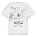 Lichfield karta t-shirt