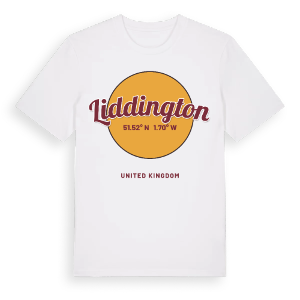 Liddington cirkel t-shirt – ekologisk bomull t-shirt från Pinshirt