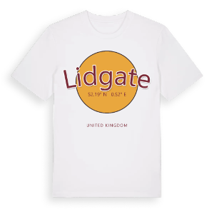 Lidgate cirkel t-shirt – ekologisk bomull t-shirt från Pinshirt