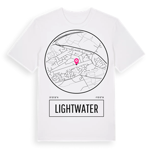 Lightwater t-shirt – ekologisk bomull t-shirt från Pinshirt