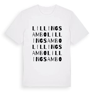 Lillings Ambo ordlek t-shirt – ekologisk bomull t-shirt från Pinshirt
