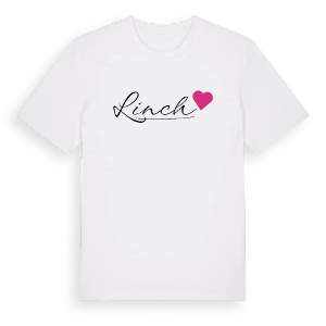 Linch hjärta t-shirt – ekologisk bomull t-shirt från Pinshirt