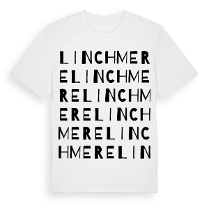 Linchmere ordlek t-shirt – ekologisk bomull t-shirt från Pinshirt