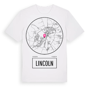 Lincoln t-shirt – ekologisk bomull t-shirt från Pinshirt