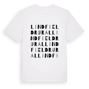 Lindfield Rural ordlek t-shirt – ekologisk bomull t-shirt från Pinshirt