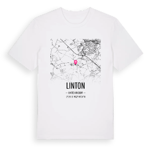 Linton karta t-shirt – ekologisk bomull t-shirt från Pinshirt