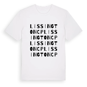 Lissington CP ordlek t-shirt – ekologisk bomull t-shirt från Pinshirt