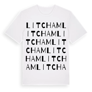 Litcham ordlek t-shirt – ekologisk bomull t-shirt från Pinshirt