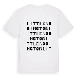 Little Addington ordlek t-shirt – ekologisk bomull t-shirt från Pinshirt