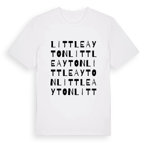 Little Ayton ordlek t-shirt – ekologisk bomull t-shirt från Pinshirt
