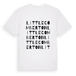 Little Comberton ordlek t-shirt – ekologisk bomull t-shirt från Pinshirt