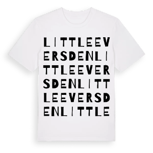 Little Eversden ordlek t-shirt – ekologisk bomull t-shirt från Pinshirt
