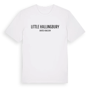 Little Hallingbury i Sverige t-shirt – ekologisk bomull t-shirt från Pinshirt