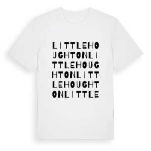 Little Houghton ordlek t-shirt – ekologisk bomull t-shirt från Pinshirt
