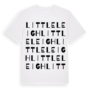 Little Leigh ordlek t-shirt – ekologisk bomull t-shirt från Pinshirt