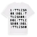 Little Snoring ordlek t-shirt
