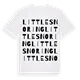Little Snoring ordlek t-shirt