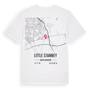 Little Stanney karta t-shirt – ekologisk bomull t-shirt från Pinshirt