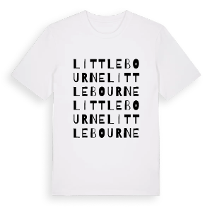 Littlebourne ordlek t-shirt – ekologisk bomull t-shirt från Pinshirt