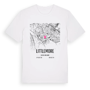 Littlemore karta t-shirt – ekologisk bomull t-shirt från Pinshirt