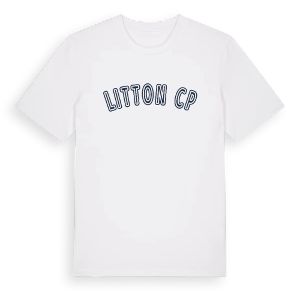 Litton CP college t-shirt – ekologisk bomull t-shirt från Pinshirt
